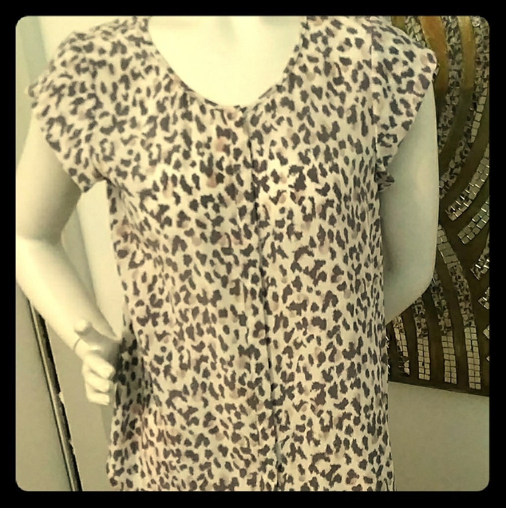 Joie Cap Sleeve Blouse S Small
